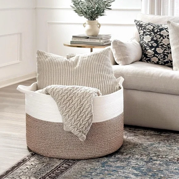 XXXLarge Blanket Basket Living Room - 22